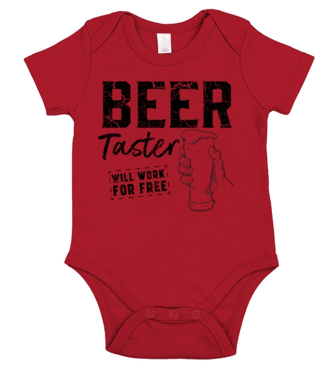 Beer taster works for free Short Sleeve Baby One-Piece