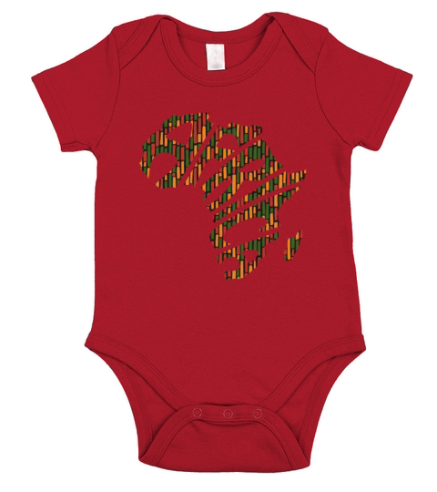 continent africa design BHM Black history month Short Sleeve Baby One-Piece