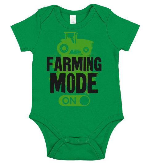 Farming Farmer Vintage Tractor Short Sleeve Baby One-Piece