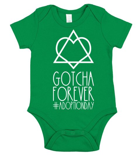 Gotchaday Adoptionday Short Sleeve Baby One-Piece