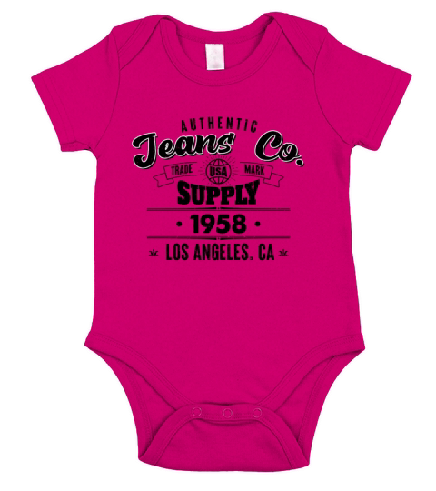 Los Angeles California Republic 1958 Vintage Short Sleeve Baby One-Piece