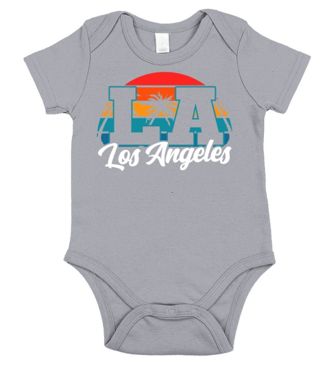 Los Angeles LA California Gift Short Sleeve Baby One-Piece