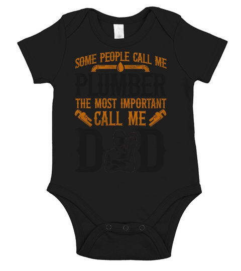 Plumbing Plumber Dad Vintage Some Short Sleeve Baby One-Piece