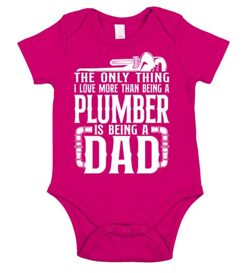 Plumbing Plumber Dad Vintage The Short Sleeve Baby One-Piece