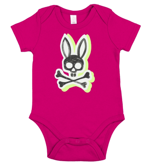 Psycho Bunny Horror Short Sleeve Baby One-Piece