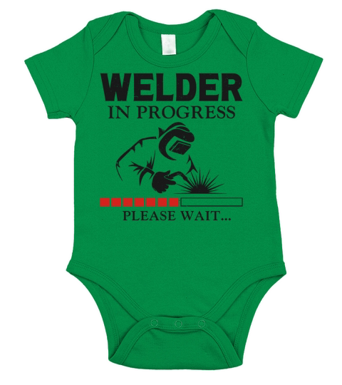 Welder Welding Apprentice Vintage Short Sleeve Baby One-Piece