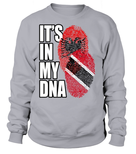Albanian And Trinidad Tobago Mix Heritage DNA Flag Sweatshirt Unisex