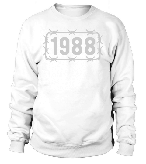 Birthday Vintage 1988 Barbed Wire Sweatshirt Unisex
