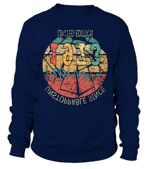 Born in 1973 Vintage Birthday Retro Sweatshirt Unisex