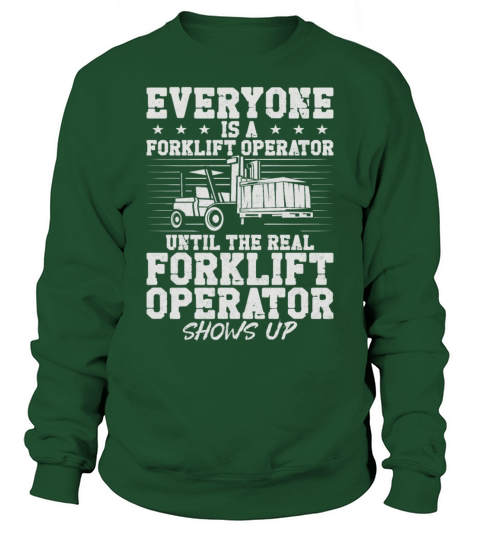 Certified Forklift Truck Operator Sweatshirt Unisex