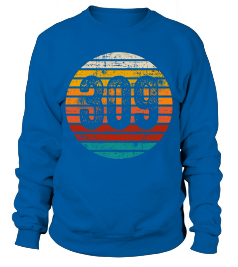Distressed Vintage Sunset 309 Area Code Sweatshirt Unisex