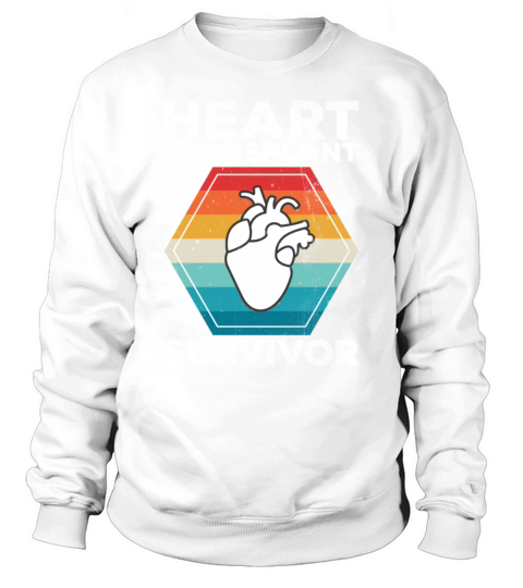 Heart Transplantation Of Surviving Recovery Retro Sweatshirt Unisex