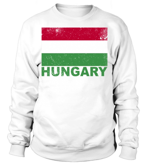 Hungary Flag Vintage Hungarian Origin Nationality Sweatshirt Unisex