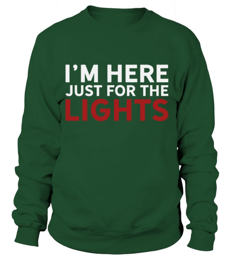 Just here for the lights Stage Lighting Technician Sweatshirt Unisex