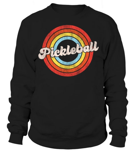 Pickleball Retro Vintage Sweatshirt Unisex