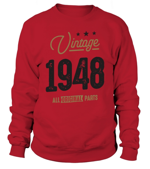 Vintage 1948 74th Birthday Sweatshirt Unisex