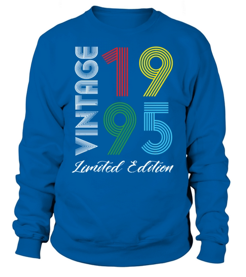 Vintage 1995 Vintage Birthday Retro Vintage Sweatshirt Unisex