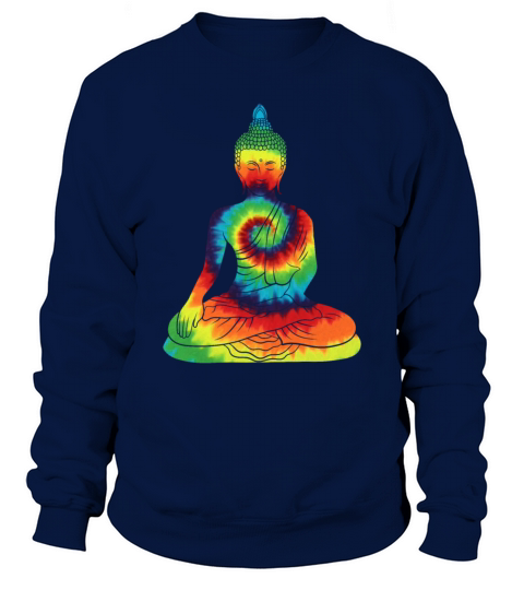 Vintage Tie Dye Buddha For Buddism Beliver Sweatshirt Unisex