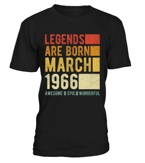 Birthday March 1966 T-Shirt Unisex