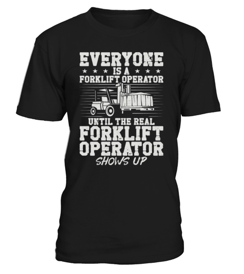 Certified Forklift Truck Operator T-Shirt Unisex