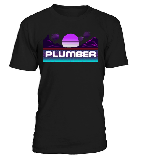 Plumbing Plumber 80s 90s Retro T-Shirt Unisex