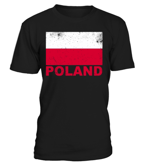 Poland Flag Vintage Polish Nationality Grunge Trav T-Shirt Unisex