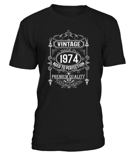 Vintage 1974 Limited edition Made in 1974 T-Shirt Unisex