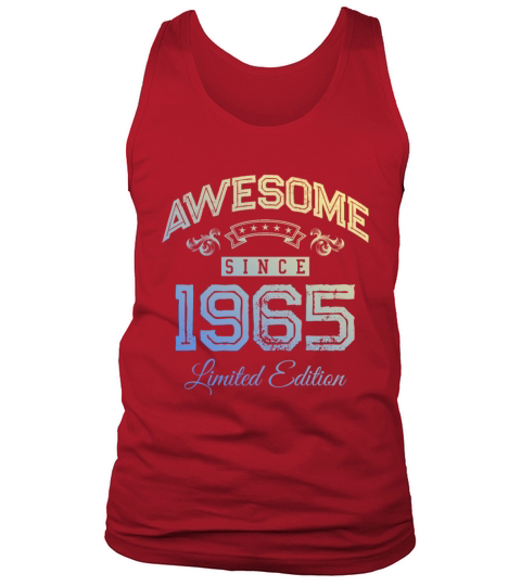 1965 awesome since Tank Top Unisex