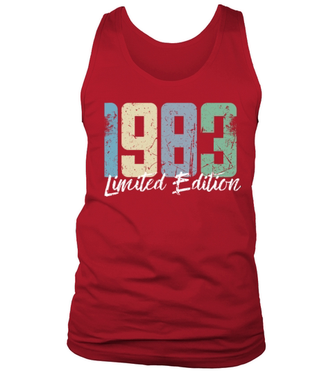 40 Years Vintage 1983 Retro 40th Birthday Tank Top Unisex