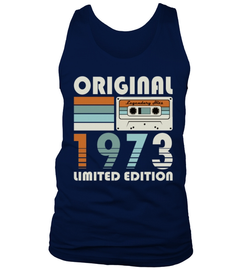 50th birthday vintage 1973 original 1973 Tank Top Unisex