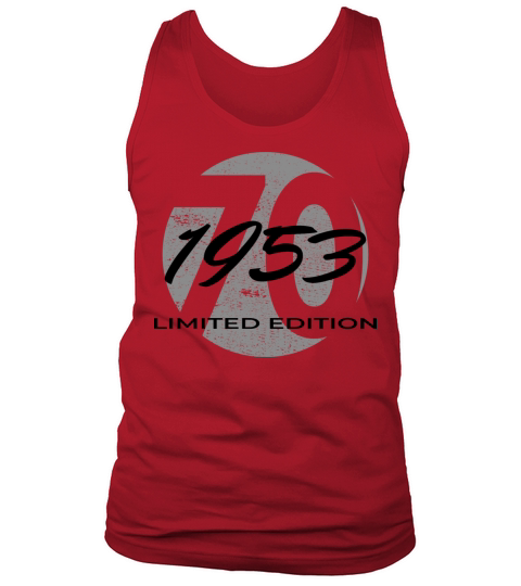 70th birthday men women 70 years 1953 vintage Tank Top Unisex