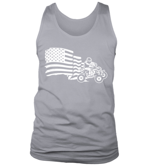 all terrain vehicles patriotic flag vintage with s Tank Top Unisex