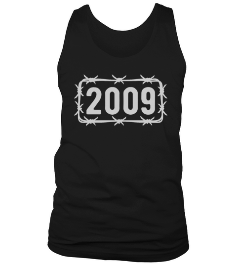 Birthday Vintage 2009 Barbed Wire Tank Top Unisex