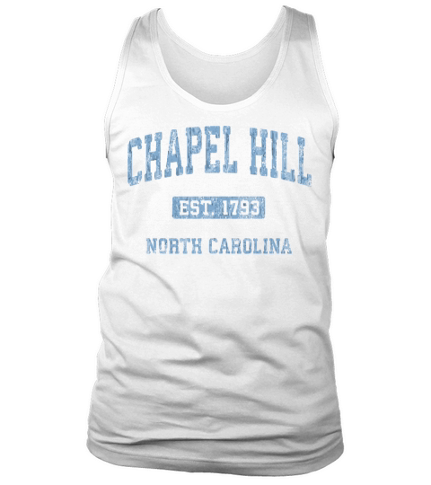 Chapel Hill North Carolina Nc Vintage Athletic Spo Tank Top Unisex