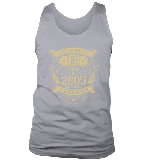 Coming of Age Gifts Vintage 2005 Vintage Birthday Tank Top Unisex