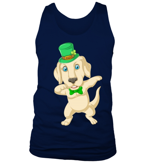 dabbing labrador st patricks day Tank Top Unisex