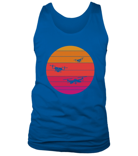 Drone Retro Vintage Tank Top Unisex
