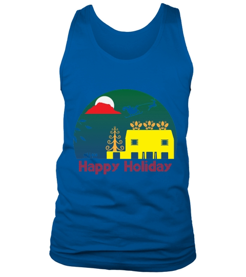 Happy Holidays Christmas Tee Holiday Tank Top Unisex