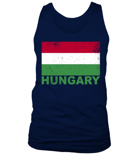 Hungary Flag Vintage Hungarian Origin Nationality Tank Top Unisex