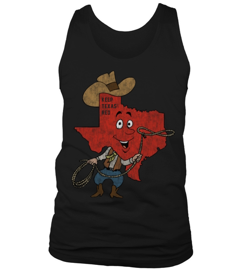 Keep Texas Red Vintage Distressed Tank Top Unisex