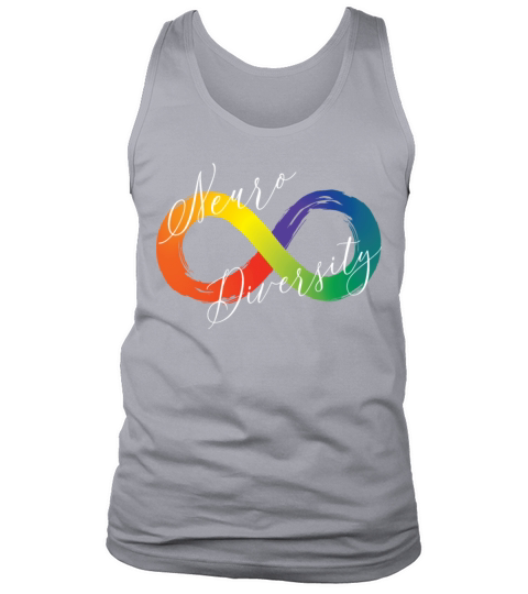 Neuro Diversity Infinity Symbol Spectrum Autism Tank Top Unisex