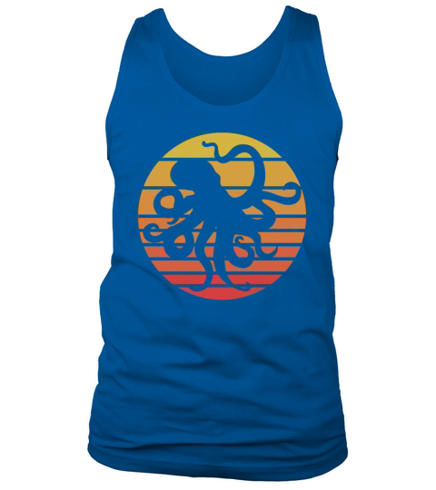 Retro Octopus Kraken Sea Animal Octopus Lover Tank Top Unisex