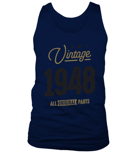 Vintage 1948 74th Birthday Tank Top Unisex