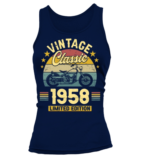 1958 65 Years Old Vintage 65th Birthday Tank top Woman