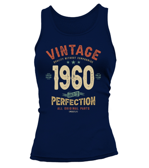 1960 Birthday 63 Years Old Tank top Woman