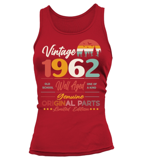 1962 Original vintage vintage retro birthday Tank top Woman