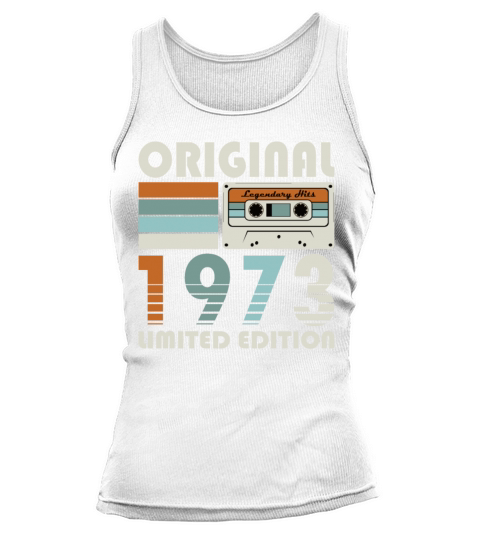 50th birthday vintage 1973 original 1973 Tank top Woman