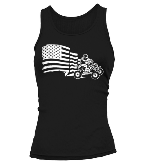 all terrain vehicles patriotic flag vintage with s Tank top Woman