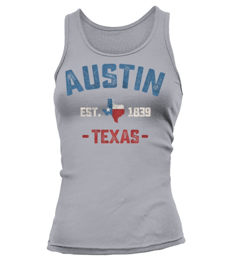 Austin Texas TX Athletic Sports Design Vintage Sty Tank top Woman