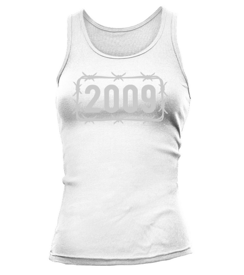 Birthday Vintage 2009 Barbed Wire Tank top Woman